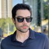 safine com br oculos de sol masculino quadrado preto otavio