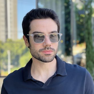 safine com br oculos de sol masculino quadrado transparente otavio