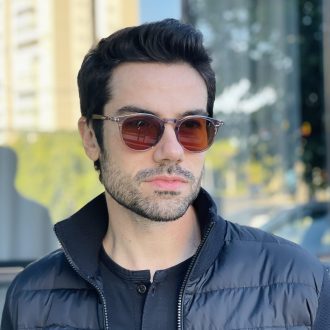 safine com br oculos de sol masculino redondo cinza e marrom vitor