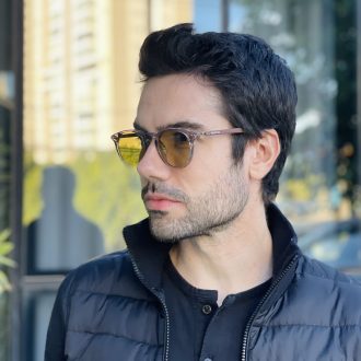 safine com br oculos de sol masculino redondo cinza e verde vitor 3