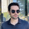 safine com br oculos de sol masculino redondo cinza ronan