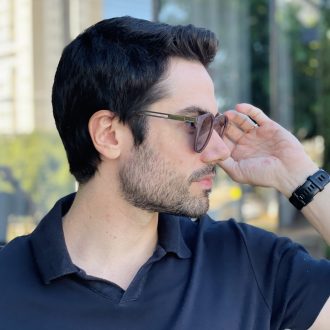 safine com br oculos de sol masculino redondo cinza ronan 2