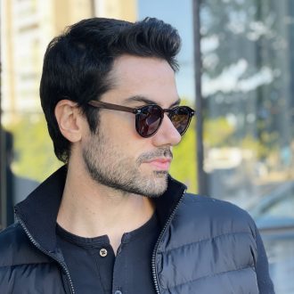 safine com br oculos de sol masculino redondo marrom henry 2