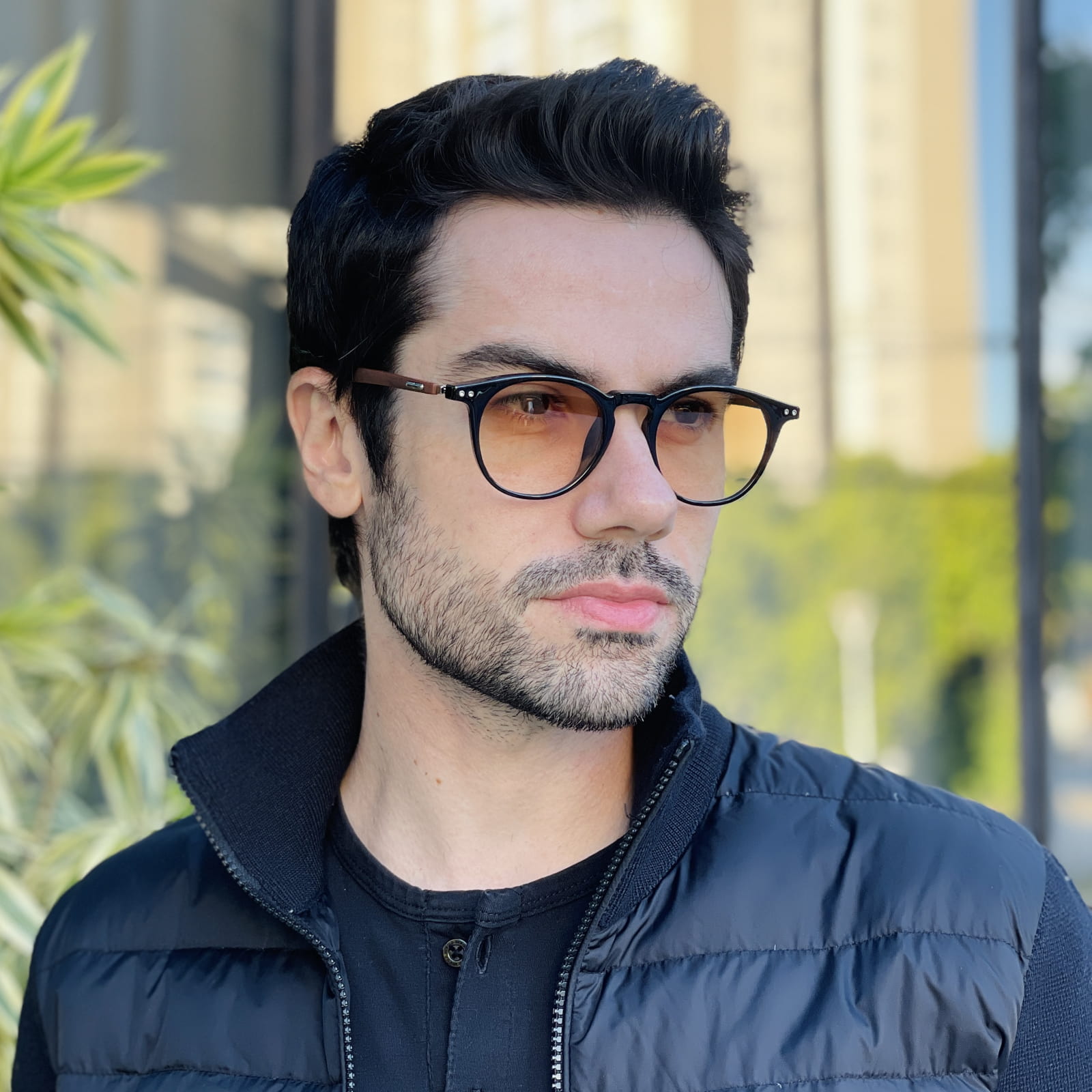 safine com br oculos de sol masculino redondo preto e amarelo vitor 1 safine com br oculos de sol masculino redondo preto e amarelo vitor 1