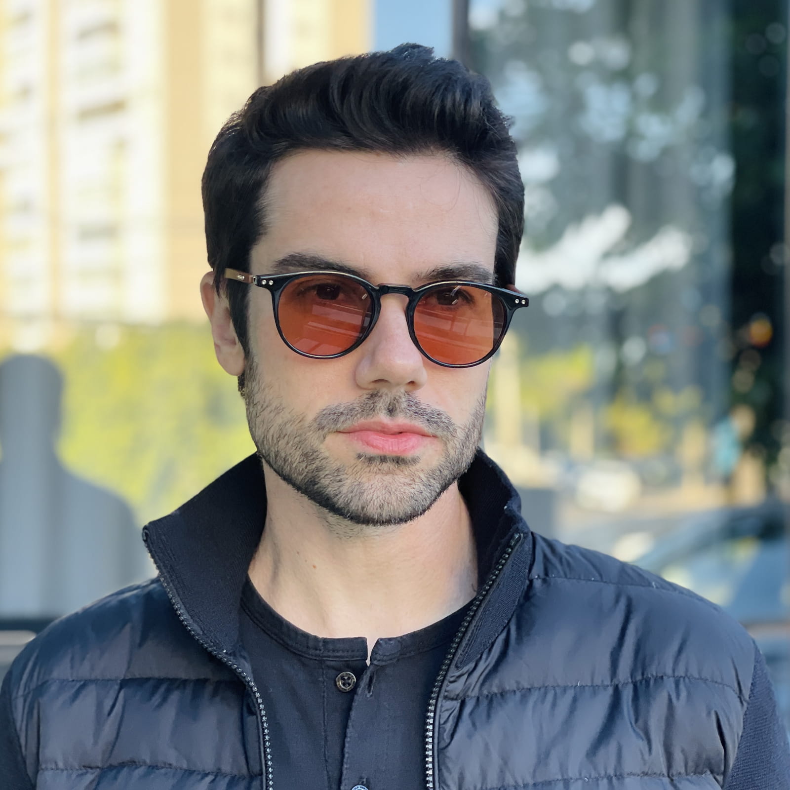 safine com br oculos de sol masculino redondo preto e marrom vitor safine com br oculos de sol masculino redondo preto e marrom vitor
