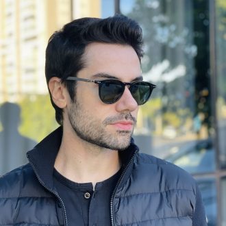 safine com br oculos de sol masculino redondo preto e verde vitor 1