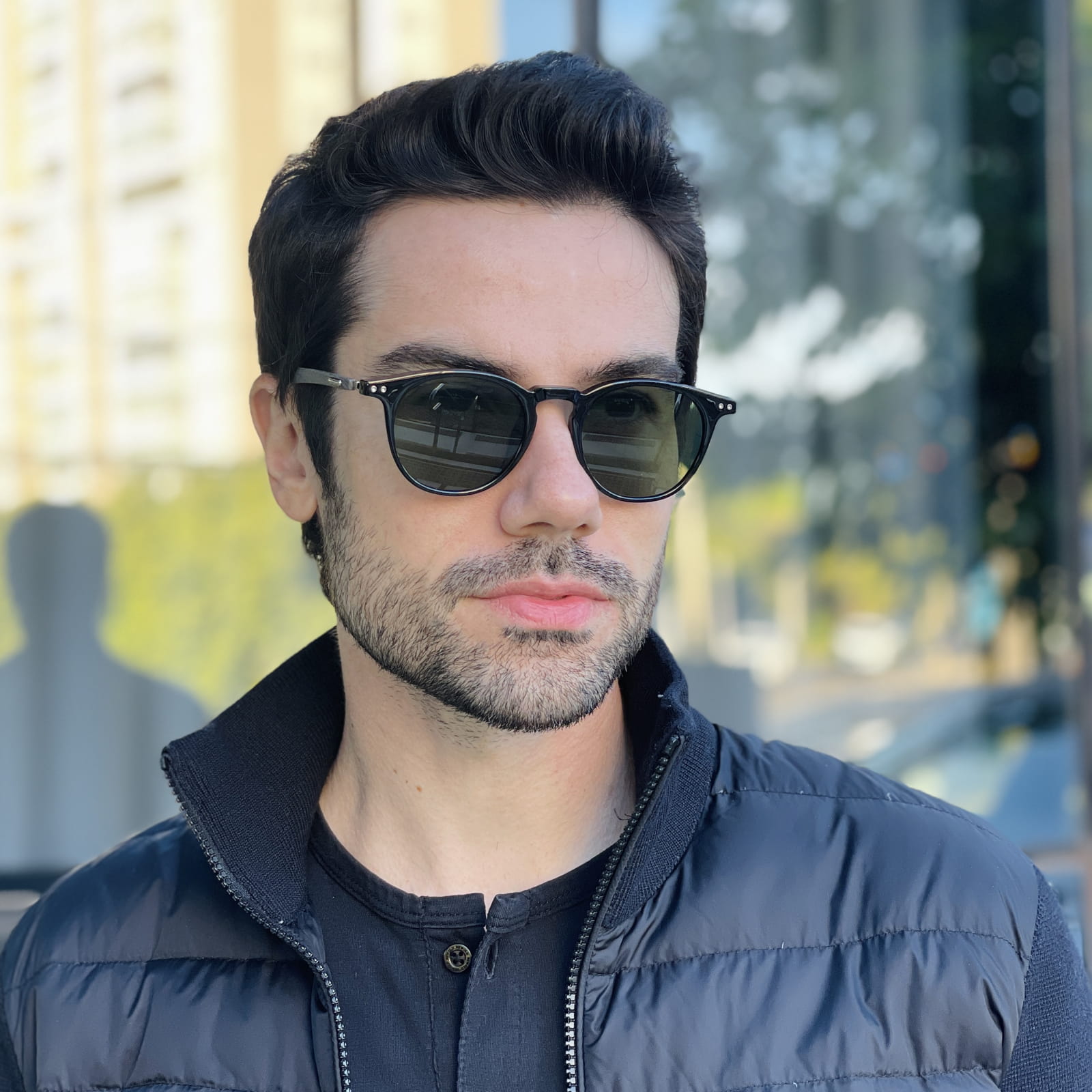safine com br oculos de sol masculino redondo preto e verde vitor safine com br oculos de sol masculino redondo preto e verde vitor