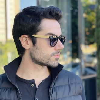 safine com br oculos de sol masculino redondo preto fosco henry 2