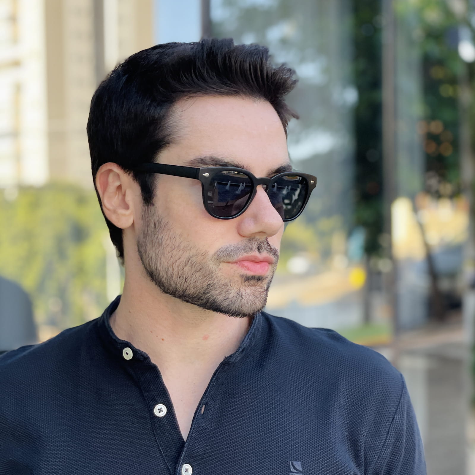safine com br oculos de sol masculino redondo preto fosco richard 1 safine com br oculos de sol masculino redondo preto fosco richard 1