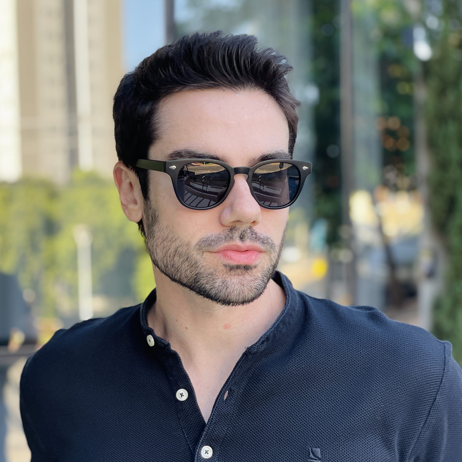 safine com br oculos de sol masculino redondo preto fosco richard safine com br oculos de sol masculino redondo preto fosco richard
