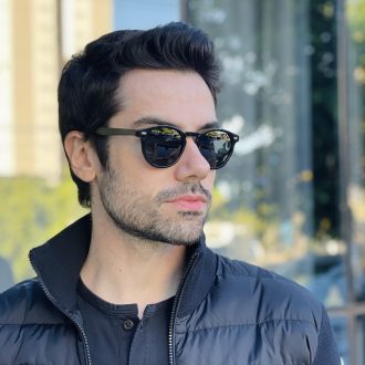 safine com br oculos de sol masculino redondo preto henry 1