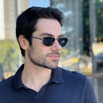 safine com br oculos de sol masculino retangular grafite peter 1