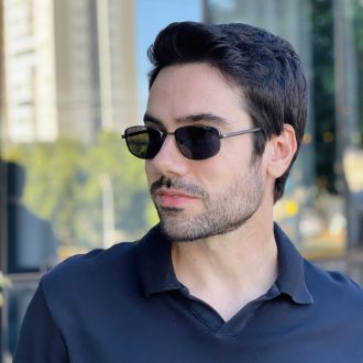 safine com br oculos de sol masculino retangular grafite peter 3