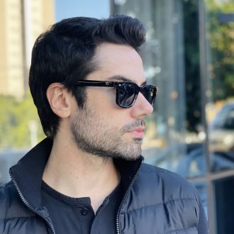 safine com br oculos de sol masculino retangular preto raul 2