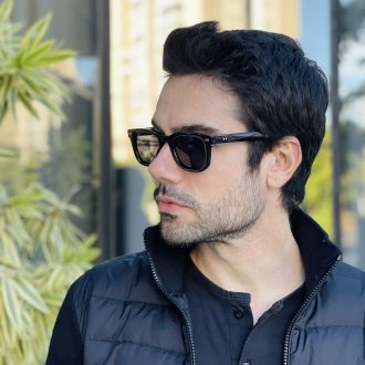 safine com br oculos de sol masculino retangular preto raul 3