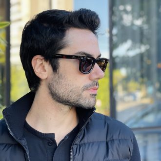 safine com br oculos de sol masculino retangular tartaruga raul 2