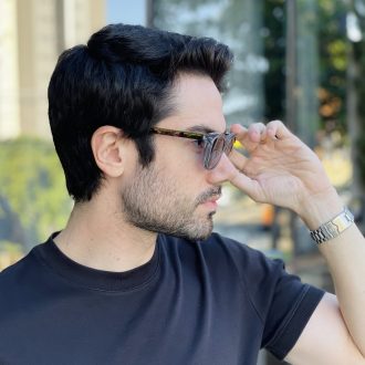 safine com br oculos 2 em 1 clip on masculino quadrado azul theo 3