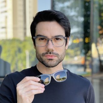 safine com br oculos 2 em 1 clip on masculino quadrado azul theo 4