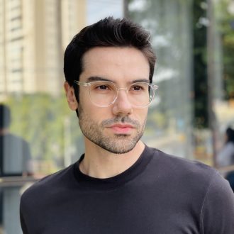 safine com br oculos 2 em 1 clip on masculino redondo transparente joao 7