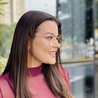 safine com br oculos de grau feminino aviador rose larissa 2