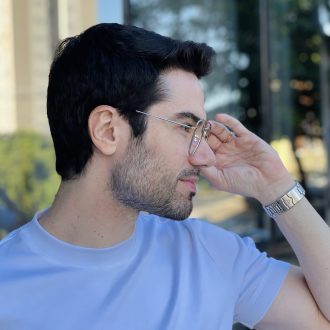 safine com br oculos de grau masculino aviador cinza andre 2