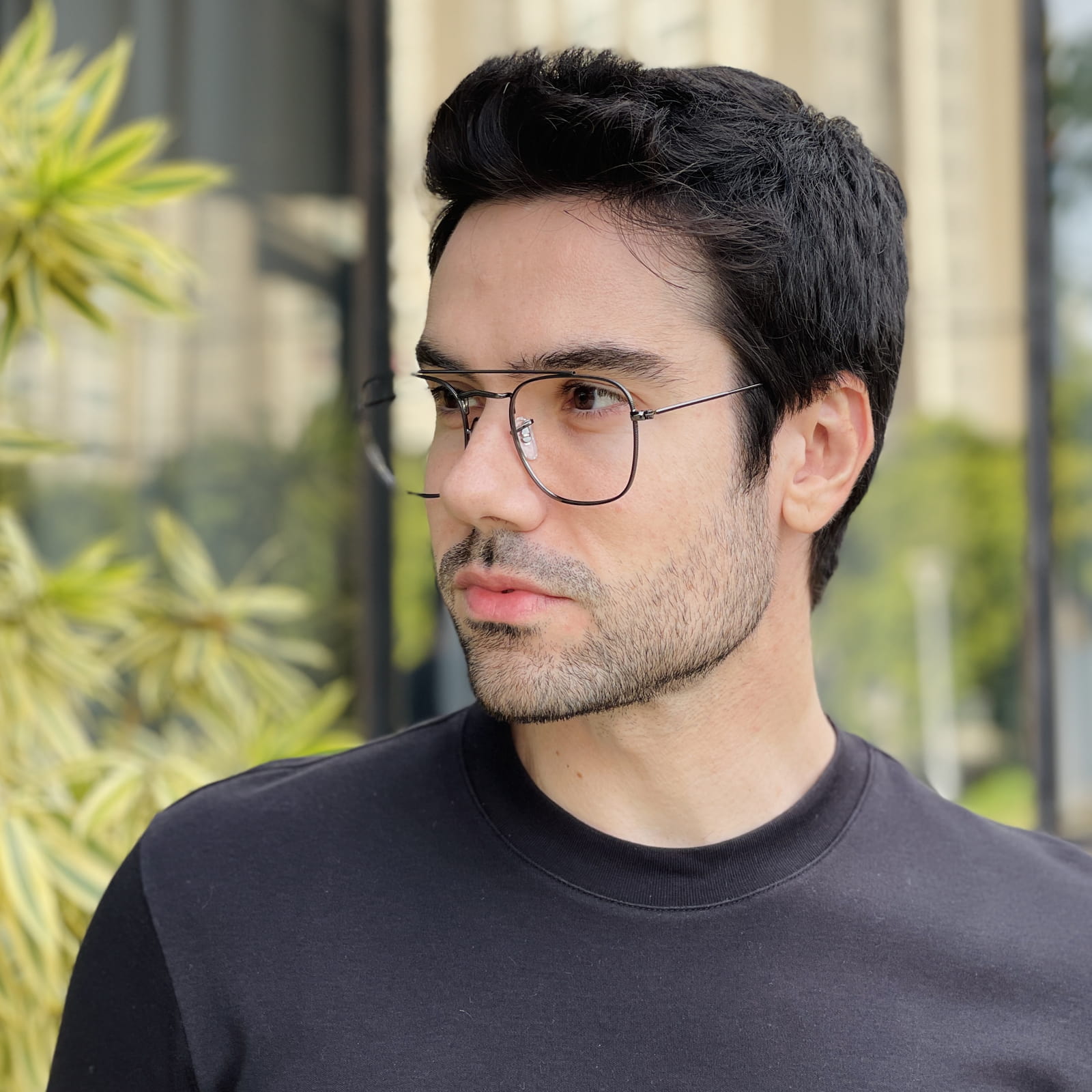 safine com br oculos de grau masculino aviador grafite andre 3 safine com br oculos de grau masculino aviador grafite andre 3