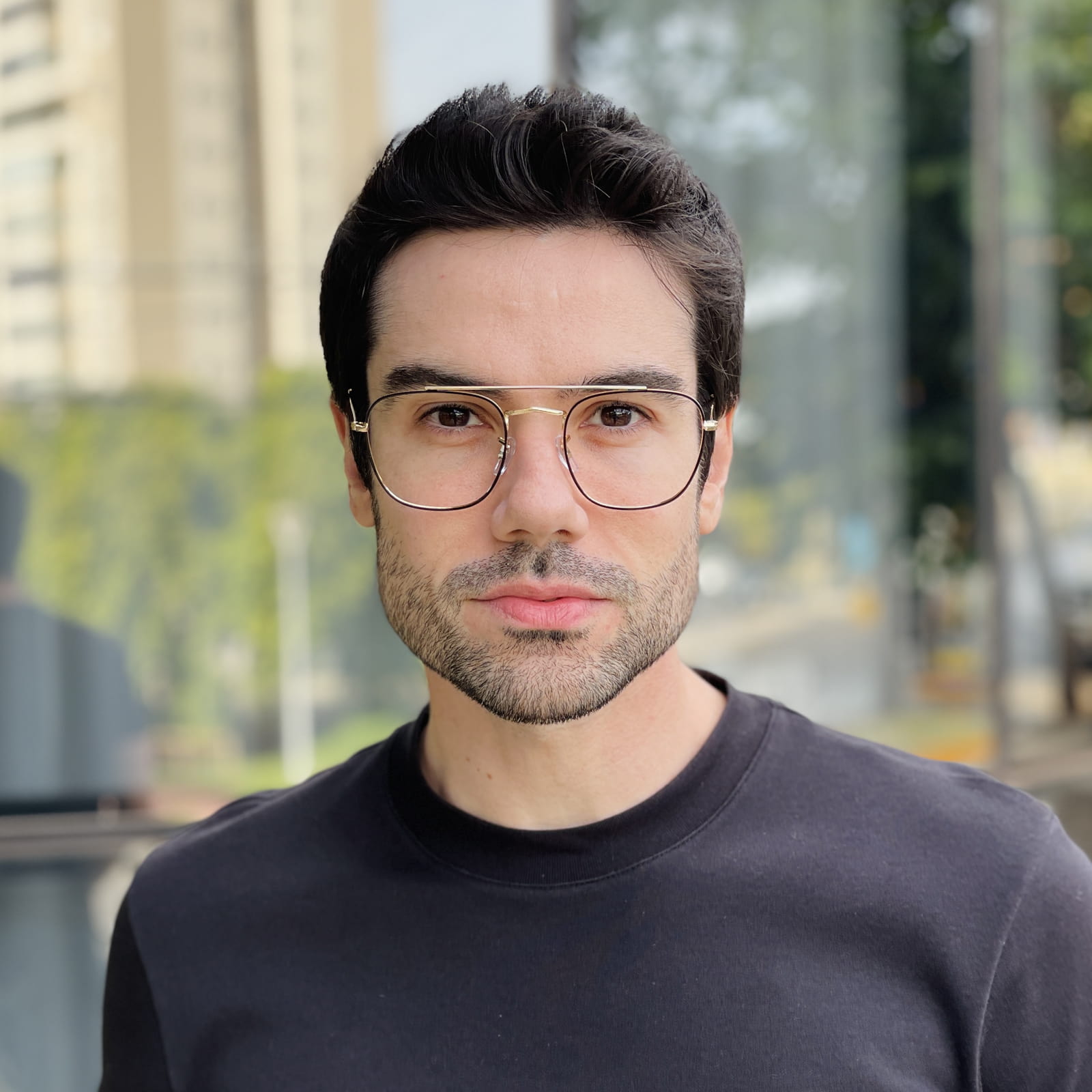 safine com br oculos de grau masculino aviador preto e dourado andre safine com br oculos de grau masculino aviador preto e dourado andre