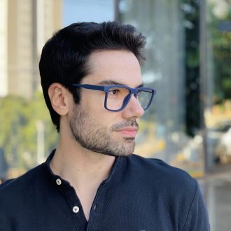 safine com br oculos de grau masculino quadrado azul xavier 2 0 2