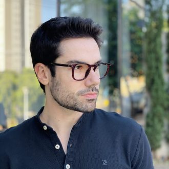 safine com br oculos de grau masculino quadrado marrom otavio 2 0 2