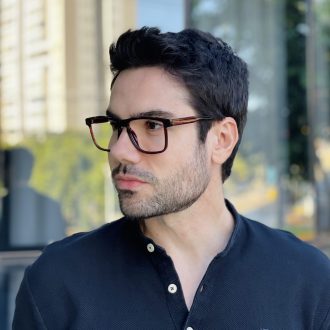 safine com br oculos de grau masculino quadrado marrom xavier 2 0 3