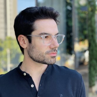safine com br oculos de grau masculino quadrado transparente otavio 2 0 2