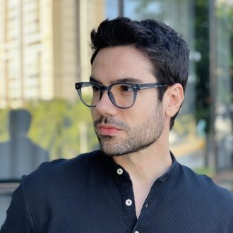 safine com br oculos de grau masculino redondo azul richard 2 0 3