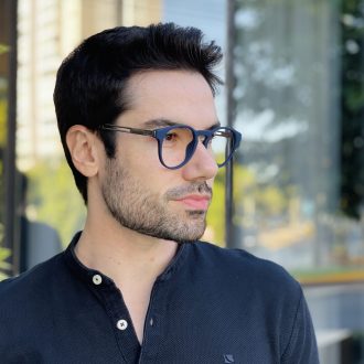 safine com br oculos de grau masculino redondo azul ronan 2 0 2