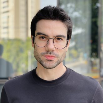 safine com br oculos de grau masculino redondo preto e grafite luigi