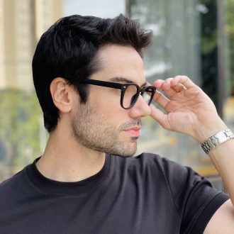 safine com br oculos de grau masculino redondo preto fosco richard 2 0 2