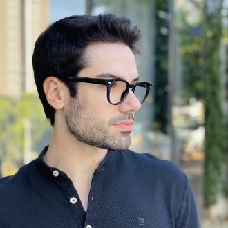 safine com br oculos de grau masculino redondo preto richard 2 0 2