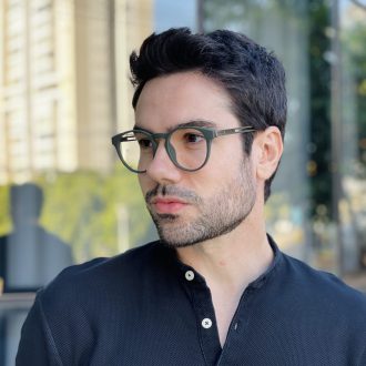 safine com br oculos de grau masculino redondo verde ronan 2 0 3