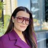 safine com br oculos de sol feminino aviador marsala karoline 3