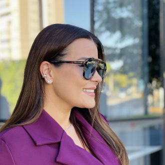 safine com br oculos de sol feminino aviador tartaruga e azul karoline 2