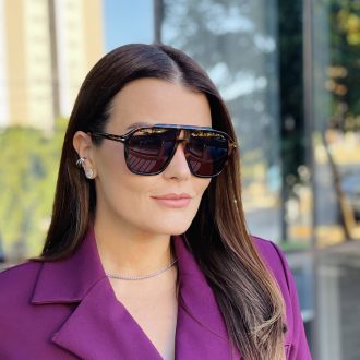 safine com br oculos de sol feminino aviador tartaruga e marrom karoline 5