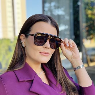 safine com br oculos de sol feminino aviador tartaruga e marrom karoline 7