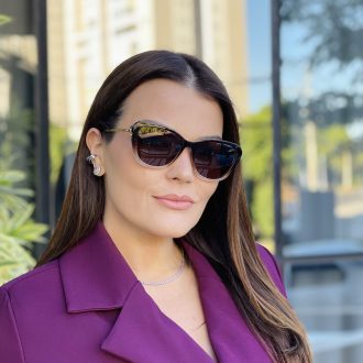 safine com br oculos feminino 2 em 1 clip on gatinho marrom degrade tammy 3