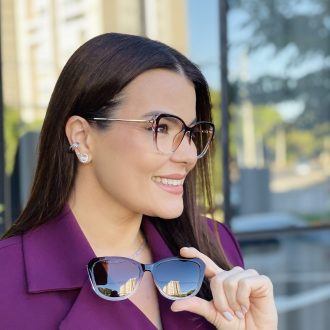 safine com br oculos feminino 2 em 1 clip on gatinho marrom degrade tammy 6