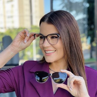 safine com br oculos feminino 2 em 1 clip on gatinho preto transparente tammy 4
