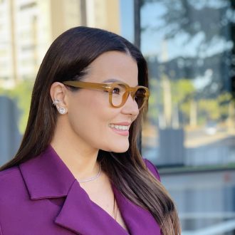 safine com br oculos feminino 2 em 1 clip on quadrado caramelo bruna 10