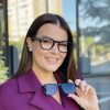 safine com br oculos feminino 2 em 1 clip on quadrado cinza bruna 7