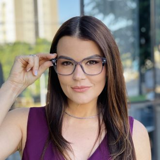 safine com br oculos feminino 2 em 1 clip on quadrado cinza gabriely 9