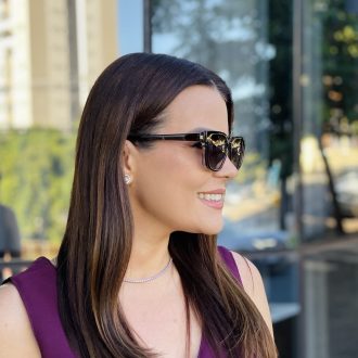 safine com br oculos feminino 2 em 1 clip on quadrado marrom gabriely 2