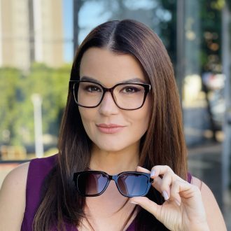 safine com br oculos feminino 2 em 1 clip on quadrado marrom gabriely 5