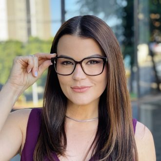 safine com br oculos feminino 2 em 1 clip on quadrado marrom gabriely 9